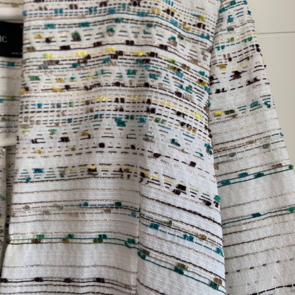 Zara Ivory Textured Peplum Jacket XS - Picture 7 of 9